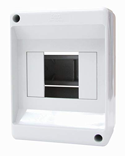 Electraline 60433 Coffret Mural sans Porte, 3-4 modules, Blanc