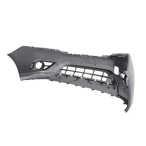 Image of FitParts Compatible with Nissan Pathfinder 2013-2016 Front Bumper Cover | Primed, With Fog Light Holes, Without Parking Sensor Holes, Hybrid, Ready to Paint, OEM 620223KA0H, NI1000288