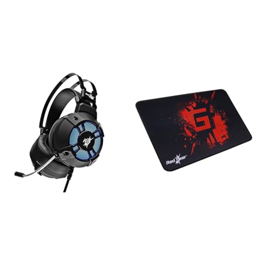 Red Gear Earphone Surround Sound Redgear Cosmo Wired Over Ear