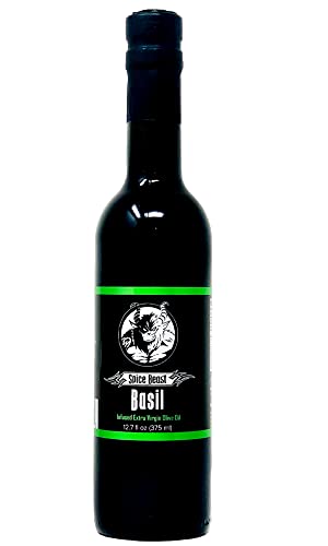 Aceite de oliva extra virgen italiano infusionado con albahaca 375 ml