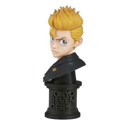 BANPRESTO - Tokyo Revengers - Faceculptures - Takemichi Hanagaki - Version A Statue, Multicolor