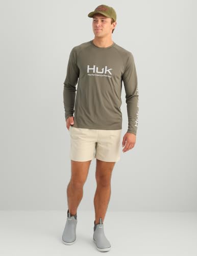 Image of HUK Men's Pursuit Vented Long Sleeve Fishing Shirt (+30 UPF)