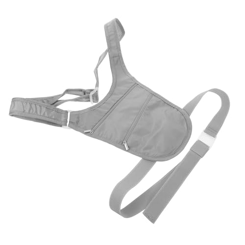 Mikikit Riñonera Antirrobo para Viaje Ligera de Poliéster para Hombres y Mujeres, Organiza Pasaportes, Carteras y Teléfonos en Paseos Largos