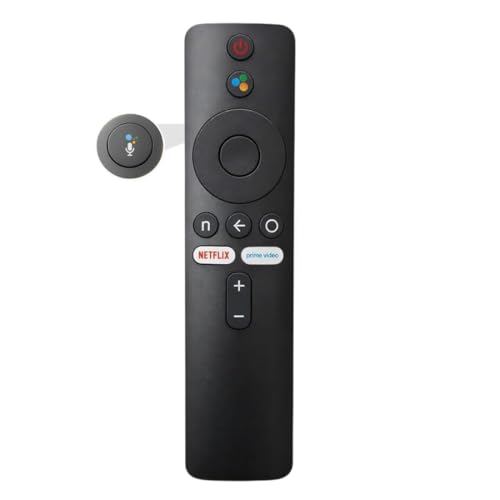 Image of Sadhwanis Voice Remote Control Compatible with Mi Smart LED TV with Bluetooth Works with Mi TV Stick, Mi Box, Android TV Google Assistant Voice (Please Match with Old Remote)