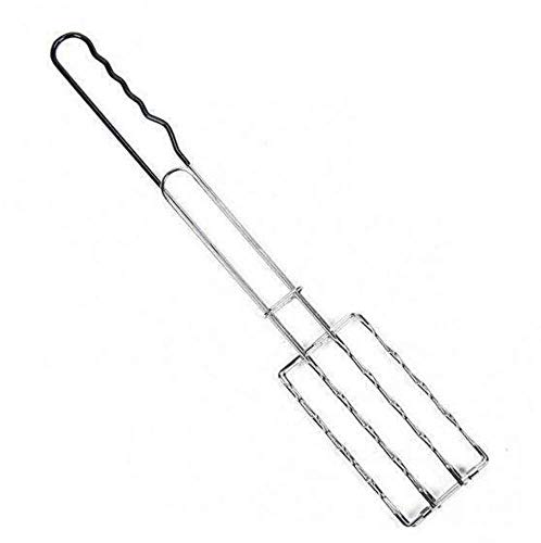 Graticola per Barbecue porta 4 Salsicce 8x2x50 cm