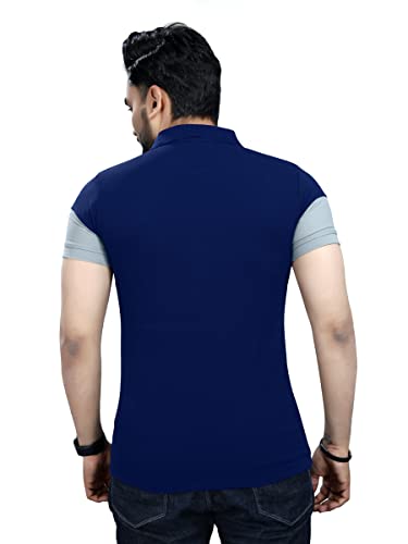 Image of Men's Regular Fit Striped Polo T-Shirts