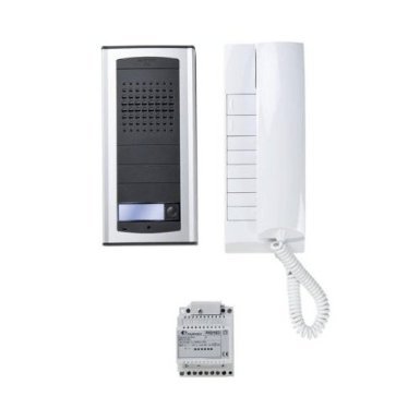 O9O – Farfisa 1 Aexd 1-way porta entrata audio citofono kit exhito-agora montaggio a pannello di entrata e cornetta