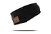Tenergy Wireless Bluetooth Hands-Free Headband (built-in stereo speakers and microphone for calls), Color Black
