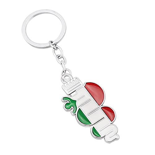 Llavero de metal con emblema de serpiente 3D para Alfa Romeo Stelvio Giulia Giulietta Mito GT llavero regalo - plateado - F Cover