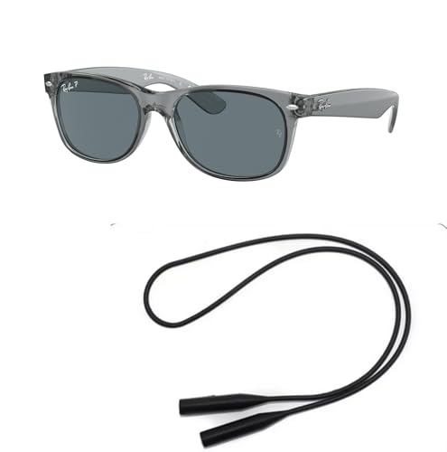 Ray-Ban RB2132 Sunglasses Bundle: RB 2132 NEW WAYFARER and Universal Anti-slip Silicone Leash2