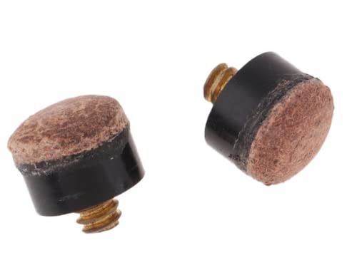 Replacement SCREW IN ON Snooker/Pool CUE TIPS Threaded Various Sizes Ferrules (11mm,20 pcs)