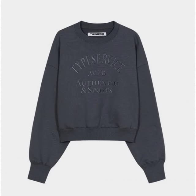 Amazon.co.jp: TWICE ジヒョ着用 Arch Logo Crop Sweatshirt 