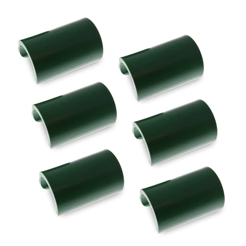 Terricraft's Original Bimini Boat Clip - Clips for Boat Rails or T-Tops - Holds Towels or Clothes for Drying, Privacy, and Convenience - Bimini Top Accessories for Boaters (Green Round 7/8")