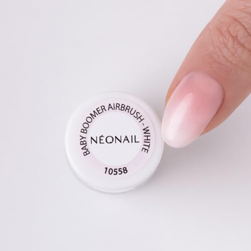 NÉONAIL Baby Boomer Airbrush 5g - Nagelpuder Spray - Quick Ombre Spray - Nails - Powder - Ombre Spray Nägel - Babyboomer - Nail Powder - Spray - Ombre Spray Nails - Ombre Puder - Weiß