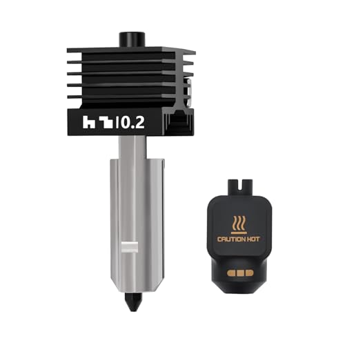 0.2MM Hotend for Bambu Lab X2D/P2S, Upgraded Hardened Steel Nozzle Print Head Hot End Assembly Kit for X2D/P2S/H2D/H2C/H