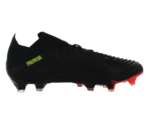 Image of adidas Predator Edge. 1 Low Firm Ground Mens Soccer Cleat in Black
