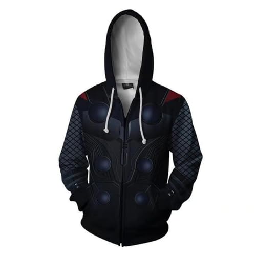 Image of 3D Captain Fashion Cosplay Hoodie Jacket