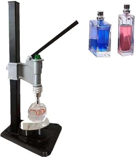 Manual Perfume Capper 13-15MM Hand Held Crimper Vial Sealer Stainless Press Capping Machine Height Adjustable Bottle Crimping Machine Perfume Sealing Tool for Perfume