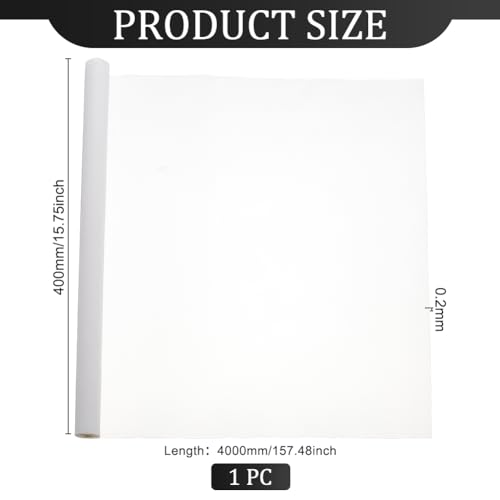 BENECREAT 4 m X 40 cm Feines Filternetz Aus Nylongewebe, Weißer Mesh-Filter Gewebtes Netz Farbe Nylon Filtergewebe Filtertuch Für Heimbrauen (150 Netz)