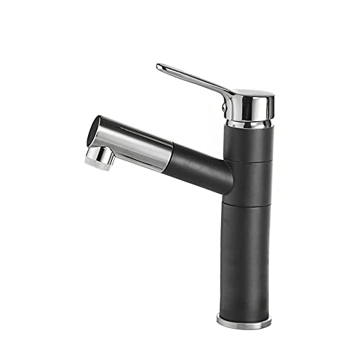 Mitigeur de salle de bain avec douchette extractible pour lavabo