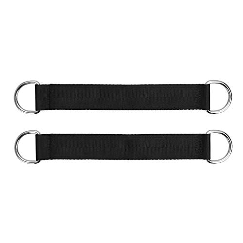 Fivela de barra horizontal, Andoer Conjunto de alças de conectores para equipamentos de ginástica e