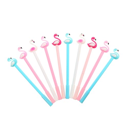 NUOBESTY 10 bolígrafos gel cisne colores surtidos