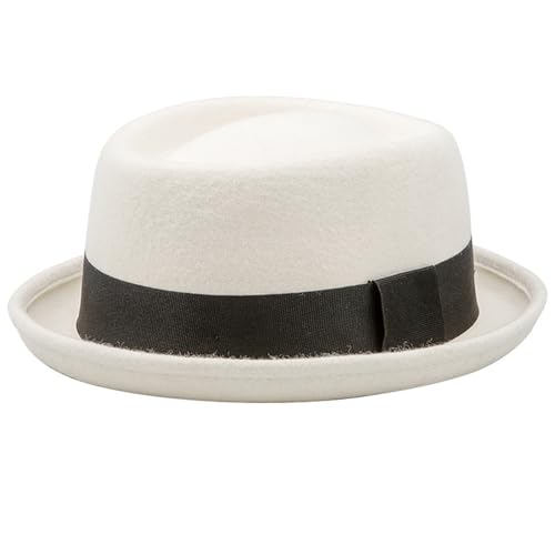 Chapeau Fedora occidental élégant avec ceinture tissée pour vos festivals et soirées à thème