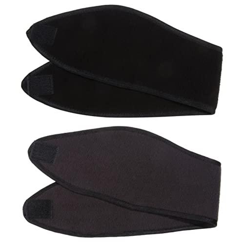 2 peças lenço de cabeça de lã capa de orelha de cabelo suor ajustável faixa de cabeça para corrida p
