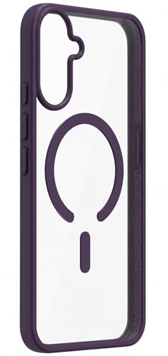 Image of ArmourPro MagSafe Compatible Case for Samsung Galaxy A26, Magnetic Wireless Charging Back Cover with Clear Back, Flexible TPU Bumper, Camera Protection | Purple