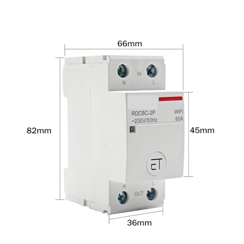 Relais smart home 3P+N 63A avec commande à distance vocale - 4