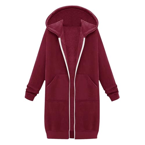 Long Hoodies for Teen Girls Zip Up Tunic Sweatshirt Jacket Fall Winter Fashion Outfits Cute Baggy Casual Kids Coat4