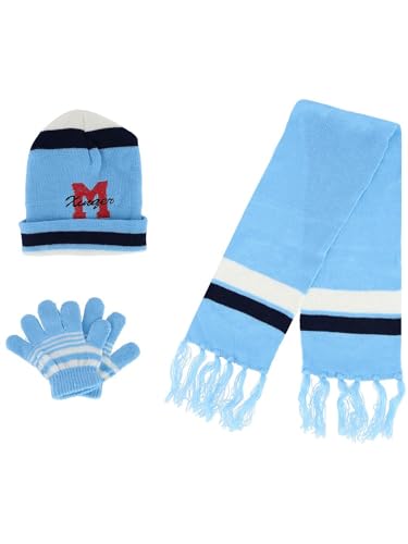 Image of Boy's One Size Fits Most Sport Soccer Hat Gloves and Scarf Winter Set