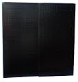 Wall Control 30-P-3232B Black Metal Pegboard Pack - (2) 32" Tall x 16" Wide Black Metal Pegboards