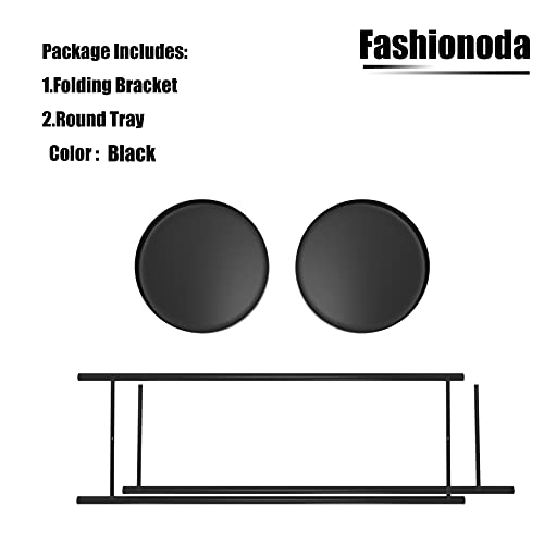 Fashionoda 30" Plant Stand, 2 Tier Metal Flower Plants Holder With 2 Removable Display For Indoor Or Outdoor,Pot Plant Planter Display(30 X 10In,Black) #TOP5