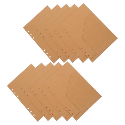 Bolsas transparentes de 6 anillas multilayer que evitan el caos de facturas sobre el escritorio
