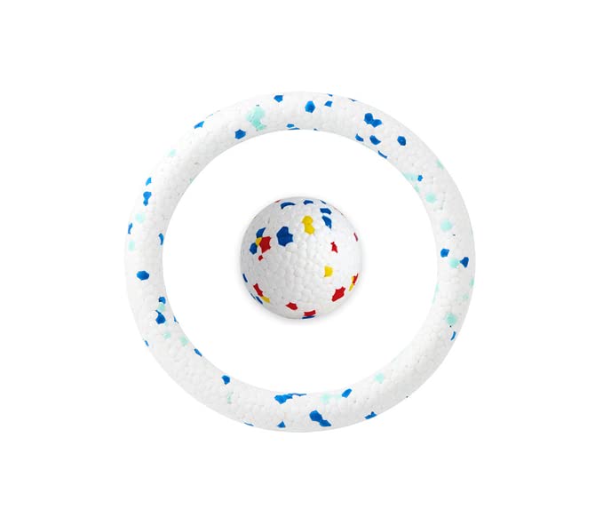 2Pack Magic Ray Dog Ball Toys and Ring Toys