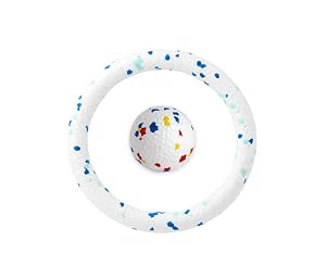 2Pack Magic Ray Dog Ball Toys and Ring Toys