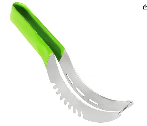 YUL - Taglierina per anguria in acciaio inox, per melone, frutta, utensili da cucina multiuso