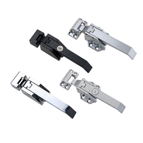 Edelstahl oder Zinklegierung Präzisionsguss Selbstsichernde Türgriffe Gefrierräume 1Pcs(XG03-010-1-1Withlock)