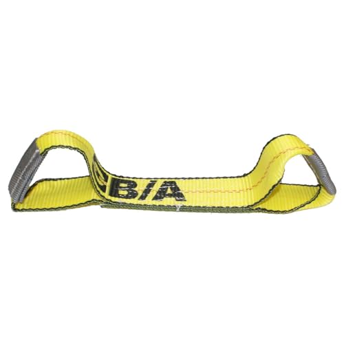 Qty. 8, BA Products 38-200-S-x8 Sewn Eye Short Dog Bone Strap Replacement Used on 38-200, 38-200C, 38-218, 38-218C and More for Rollback Tie Downs Flatbed Tow Truck