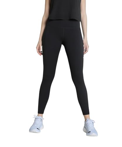 PUMA CLOUDSPUN SOFT HW FL TIGHT, collant bambina Unisex - Adulto, PUMA Black-PUMA White, L