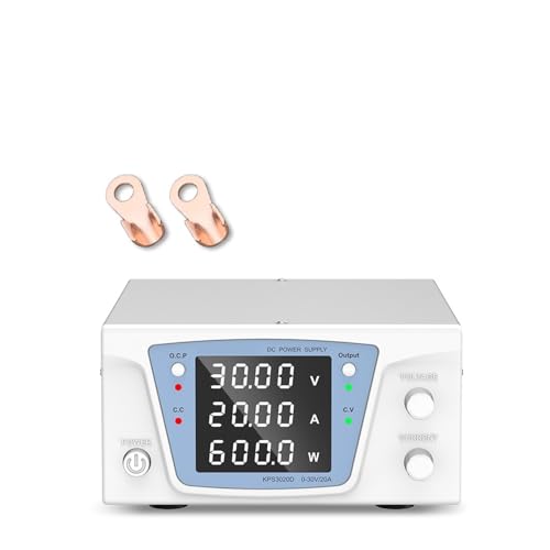 Alimentation CC variable 30V 60V programmable avec interface RS485 et affichage LED 4 chiffres