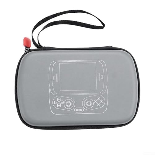 Étui de transport pour Anbernic RG Slide, coque rigide en flanelle avec rangement pour chargeurs et cartouches, léger et compact