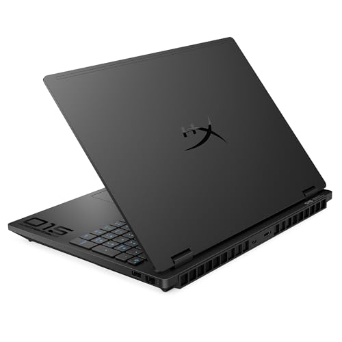 Image of HP HyperX OMEN 15 inch Gaming Laptop, 2K 165Hz Display, Intel Core Ultra 7 365H, 16 GB RAM, 1 TB SSD, NVIDIA GeForce RTX 5050 GPU (8 GB Dedicated), Windows 11 Home, Shadow Black, 15-ga0099nr