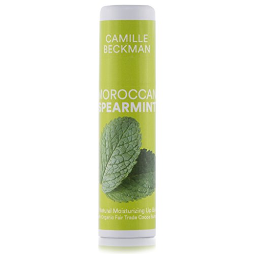 Camille Beckman All Natural Cocoa Butter Lip Balm, Moroccan Spearmint.25 oz
