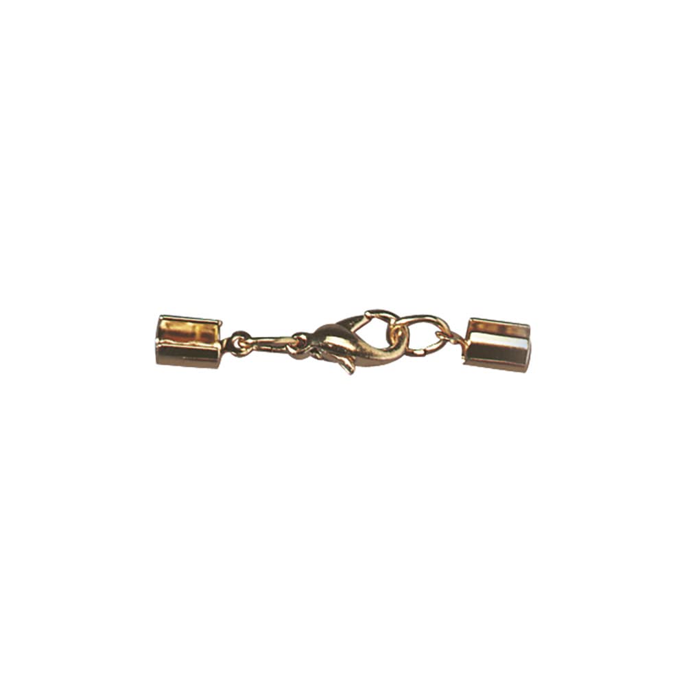 Rayher 2222606 Jewellery Clasp Assembled 3 mm with Carabiner