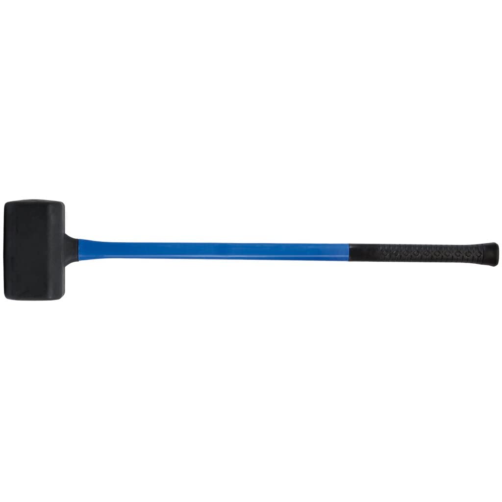 SW-Stahl 51115L Młotek Bezwładnościowy 5,250 g, Bez Odrzutu, 105 mm | Gumowy młotek ochronny z trzonkiem z włókna szklanego, wypełniony stalą, idealny do felg i prac w warsztacie