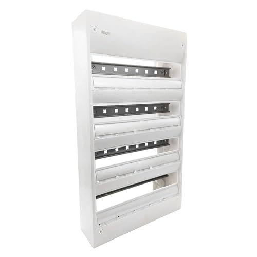 coffret hager gamma 4 x 18 modules à poser en saillie