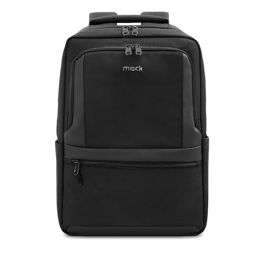 Mack Office Eco MCC-1202 Çevre Dostu 15,6 inç Laptop Sırt Çantası, USB Şarj Portlu Bilgisayar ve Notebook Çantası, Kadın Erkek Bilgisayar İş Çantası, Üniversite Okul Çantası, Siyah
