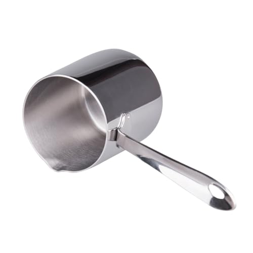 COLLBATH Stainless Steel Kettle Butter Warmer Pot Butter Melting Pot Coffee Saucepan Cheese Fountain Pot Coffee Warmer Pot Coffee Pot Turkish Coffee Warmer Coffee Kettle Cheese Pot